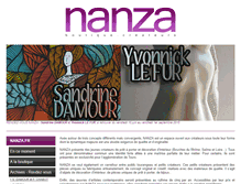 Tablet Screenshot of nanza.fr
